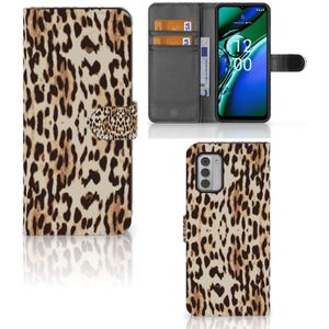 Nokia G42 Telefoonhoesje met Pasjes Leopard