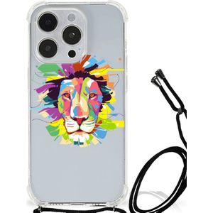 iPhone 14 Pro Max Stevig Bumper Hoesje Lion Color