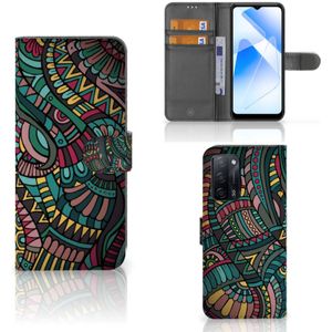 OPPO A16/A16s/A54s Telefoon Hoesje Aztec