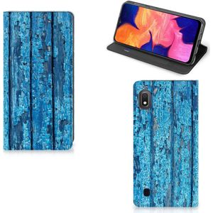 Samsung Galaxy A10 Book Wallet Case Wood Blue