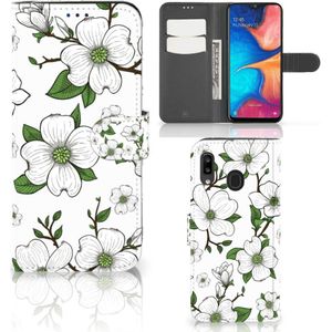 Samsung Galaxy A30 Hoesje Dogwood Flowers