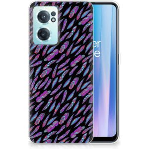 OnePlus Nord CE 2 5G TPU bumper Feathers Color