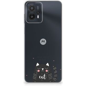 Motorola Moto G23 | G13 Telefoonhoesje met Naam Cat Good Day