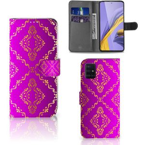 Wallet Case Samsung Galaxy A51 Barok Roze