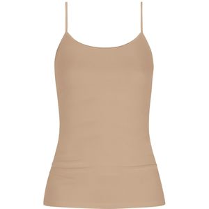 Mey dames spaghetti hemd Emotion tan 55201 - 42