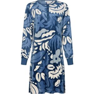 Pastunette - Blue Bloom - Nachthemd - Velours - Blauw