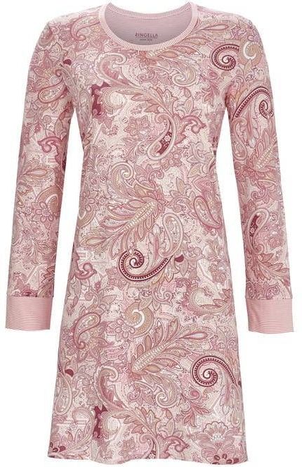Ringella - Nachthemd - Roze - Paisley - Lange Mouwen