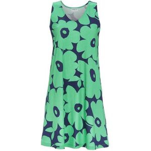 Ringella mouwloos nachthemd met v-hals smaragd 5211001