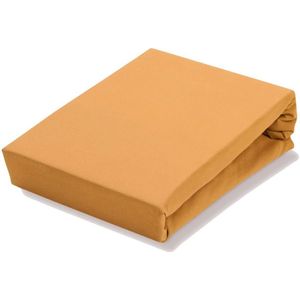 Vandyck hoeslaken jersey Supreme sandy gold | tot 30cm - 180/200x200/220
