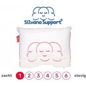 Silvana hoofdkussen Support Grenat (extra zacht)