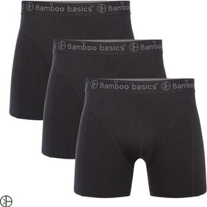 Bamboo Basics Boxershort Rico-009 (zwart, 3-pack) - 5 (M)