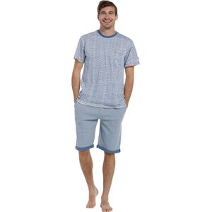 Pastunette pyjama shirt korte mouw (blue, 4399-607-2) - XXL