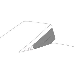 Molton topper hoeslaken met split (matrasbeschermer) - 180x200