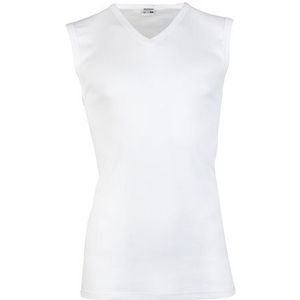 Beeren mouwloos shirt met v-hals (wit) - 8 (XXL)