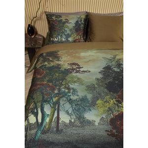 Kardol Forest Gate dekbedovertrek - Tweepersoons - 200x200/220 - Olijfgroen