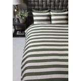 Riviera Maison Brayden dekbedovertrek - Tweepersoons - 200x200/220 - Groen