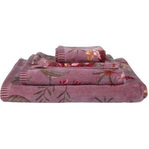 PiP studio badserie Secret Garden mauve - Washand 16x22cm