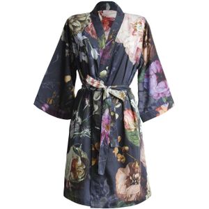 Essenza Kimono Fleur (satijn, nightblue) - S