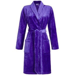 Ringella Bloomy dames badjas fleece iris 4554715 - 44