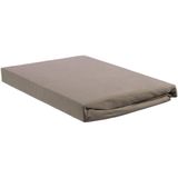 Beddinghouse jersey hoeslaken taupe - 180x200/210/220