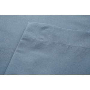 Kayori bio-katoenen laken Shizu (blauw) - 160x260
