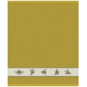 DDDDD - Bees - Keukendoek - Set van 6 - Keukenhanddoeken - 50x55cm - Geel