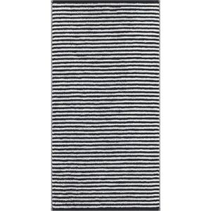 Cawö badserie Campus Ringel zwart (955) - Handdoek 50x100cm
