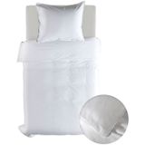 Yellow Suites - Dekbedovertrek - Wit/Blauw/Taupe/Grijs - Katoen - Effen