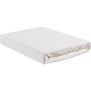 Bonnanotte hoeslaken zware kwaliteit | Hoge hoek (wit, 40cm) - 180/200x200/220