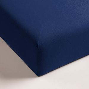 Cinderella jersey hoeslaken donkerblauw | ook geschikt voor toppers - 120x200