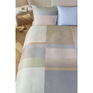 Kardol dekbedovertrek Synergy pastel satijn - 1-persoons 140x200/220cm + 1 sloop