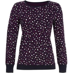 Ringella Bloomy dames shirt Animal 5551405 pflaume - 40