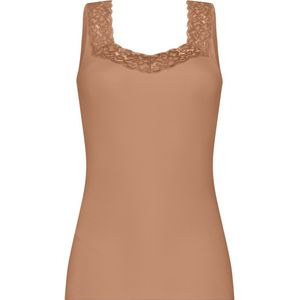 Ten Cate Secrets dames singlet kant (hazelnut) - XL