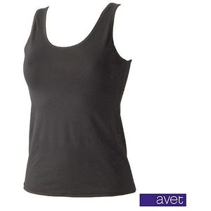 Avet - 7590 - Hemdje - Zwart - Microfiber