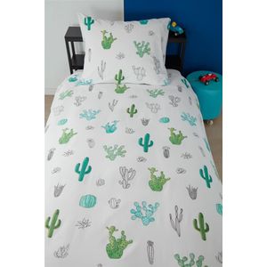Beddinghouse peuterdekbedovertrek Cactus (groen)