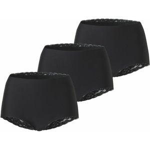 Ten Cate Secrets dames Maxi slip Lace kant black 3-pack - S