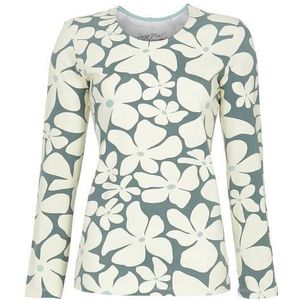 Ringella - Bloomy - Dames Shirt - North Atlantic - Modern Flower - 44