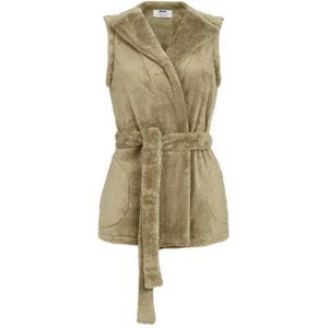 Ringella Solo Per Me dames mouwloos fleece vest walnuss 3538613 - 44