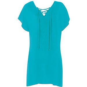 Sunmarin dames beachdress turquoise 13682 - XL