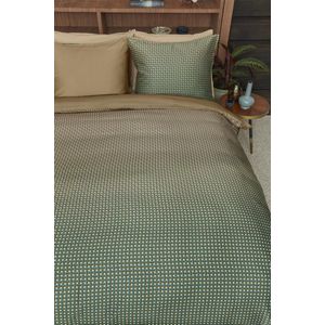 Beddinghouse dekbedovertrek Alvaro tencel green - lits-jumeaux 240x200/220 + 2 slopen