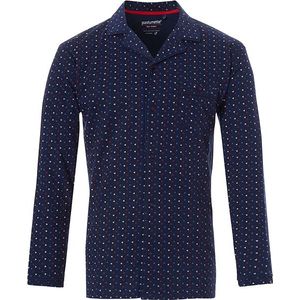 Pastunette pyjama shirt lange mouw doorknoop (blauw, 4399-624-6) - S