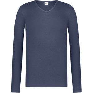 Ten Cate Thermo Men V-neck lange mouw navy - 8 (XXL)