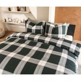 Kayori - Magome - Dekbedovertrek - Blauw - 2-persoons 200x200/220cm - 2 Slopen