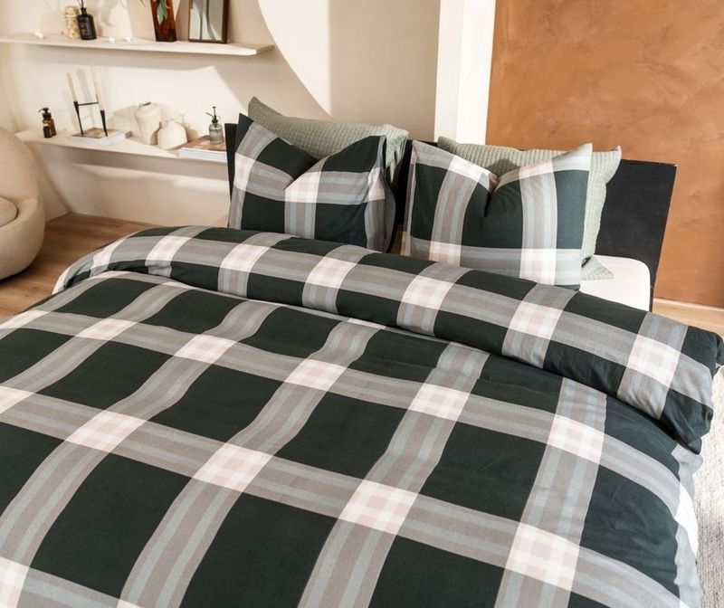 Kayori - Magome - Dekbedovertrek - Blauw - 2-persoons 200x200/220cm - 2 Slopen