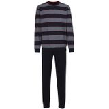 Götzburg heren pyjama met boordjes (blauw, 452061) - 54
