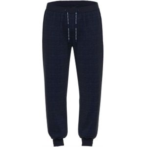 Tom Tailor heren lange pyjamabroek boordjes 71474 blauw