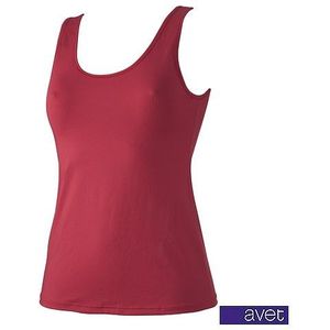 Avet dameshemd 7590 rood (microvezel) - XL