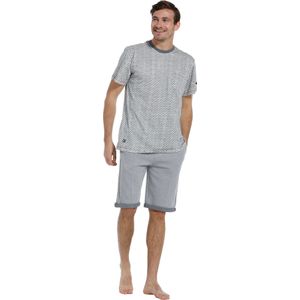 Pastunette pyjama shirt korte mouw (grey, 4399-607-2) - L