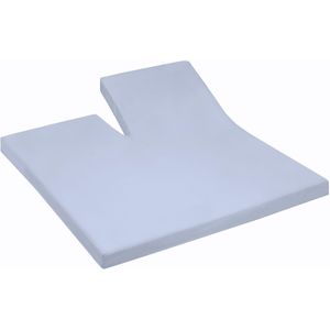 Cinderella single-split topper hoeslaken jersey (sky blue) - 200x200/210