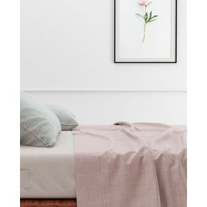 Zo! Home laken Lino 160x290cm (Shell Nude)